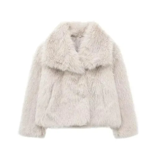 aurora - faux fur coat