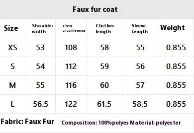 aurora - faux fur coat