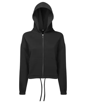 Black - Women’s TriDri® recycled drawstring full-zip hoodie