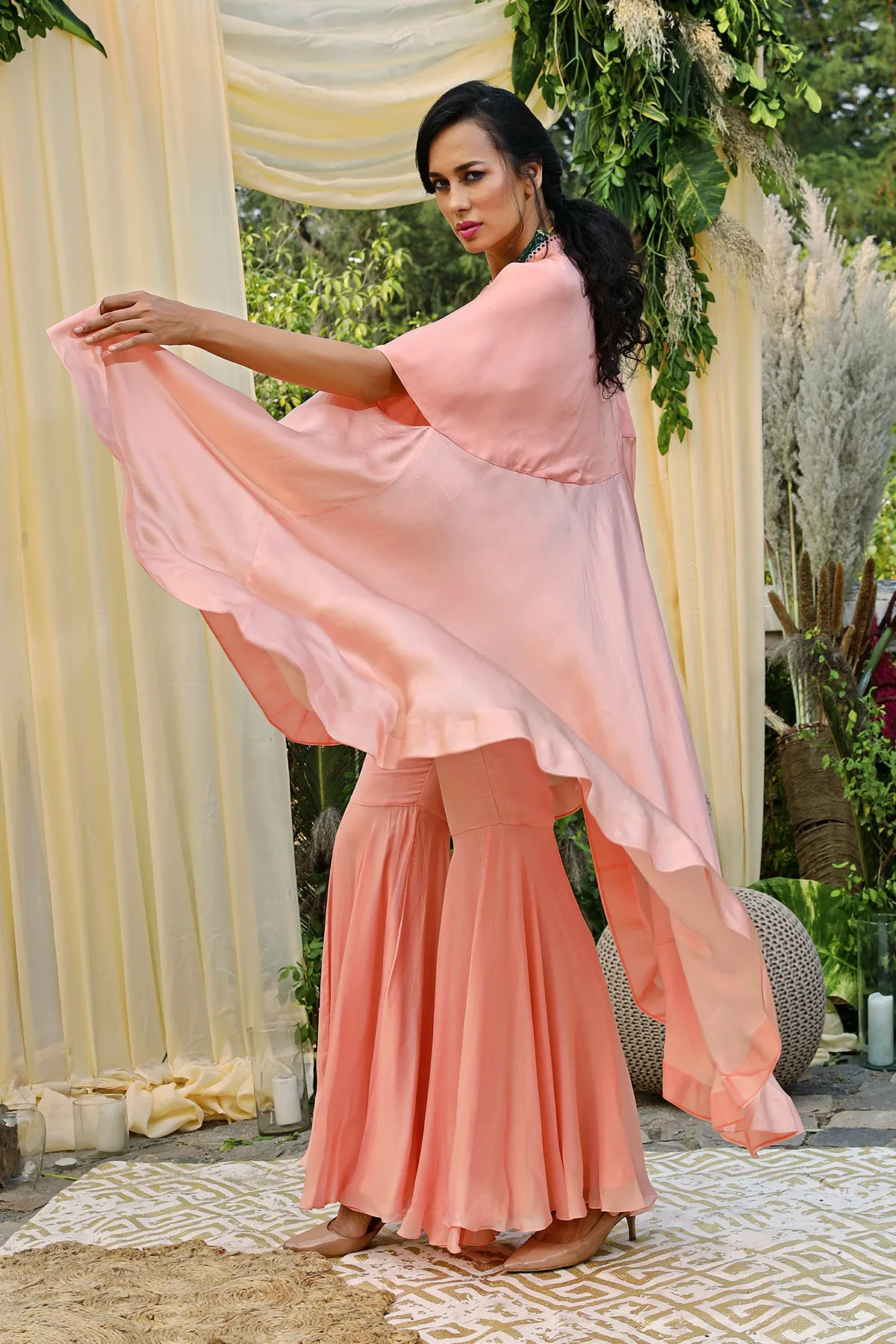 Blush Gharara Set