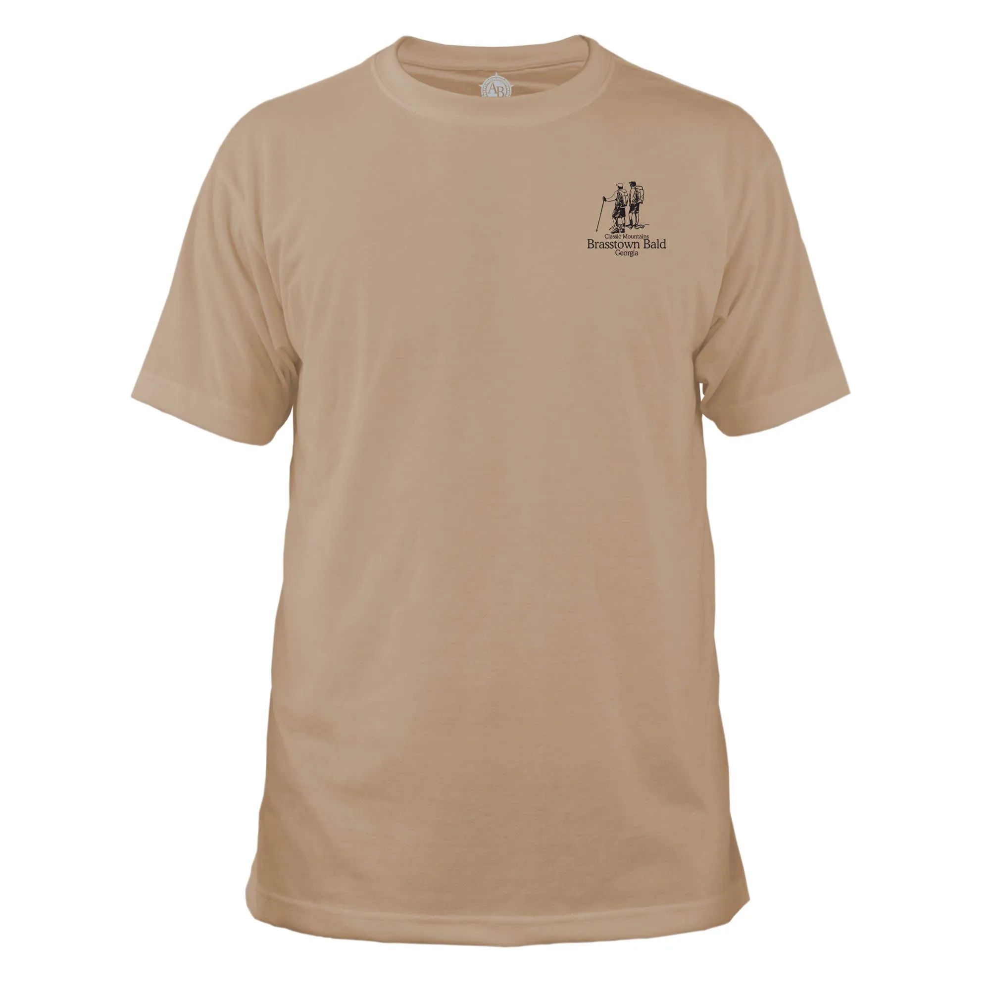 Brasstown Bald Classic Mountain Basic Crew T-Shirt