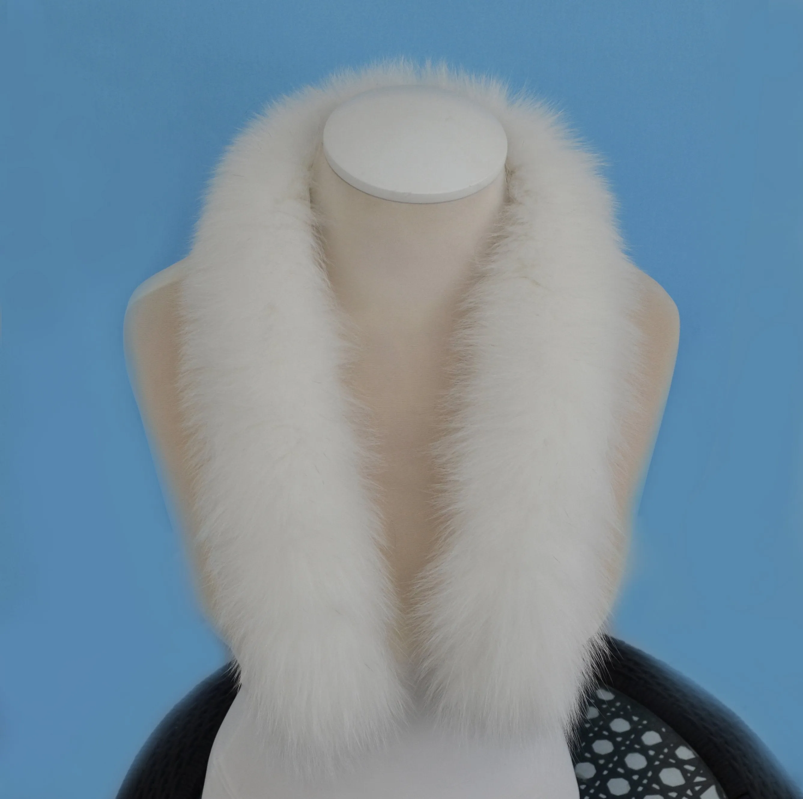 BY ORDER, 12 cm WIDTH, Finnish Fox Fur Trim Hood, Fur collar trim, Fox Fur Collar, Fur Scarf, Fur Ruff, Fox Fur Hood, Fox Fur, Fur stripe