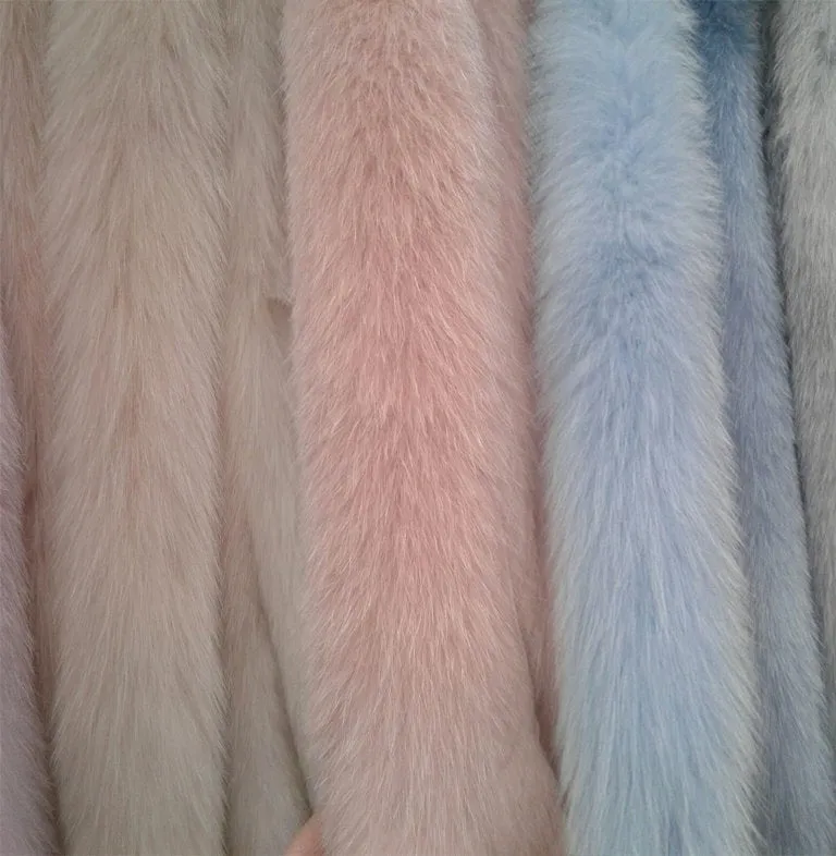 BY ORDER, 12 cm WIDTH, Finnish Fox Fur Trim Hood, Fur collar trim, Fox Fur Collar, Fur Scarf, Fur Ruff, Fox Fur Hood, Fox Fur, Fur stripe