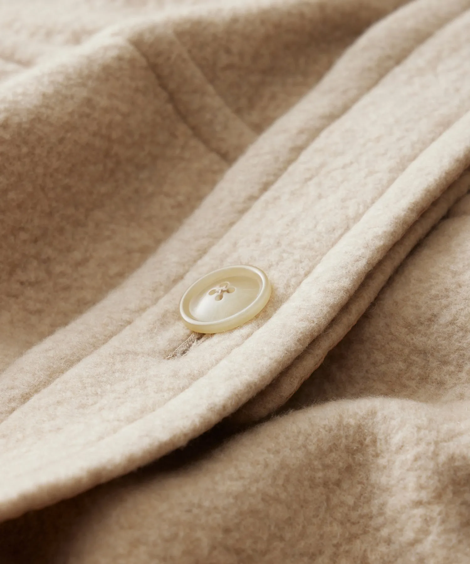 Cashmere Spectator Coat in Cream