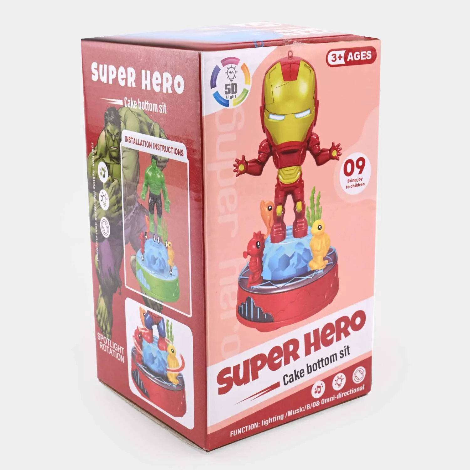 Character Hero Toy With Light & Music