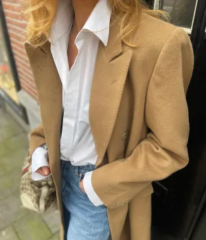 Classic camel coat