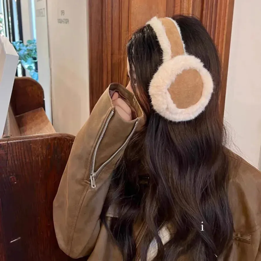 cozy - fashion plush foldable ear muffs