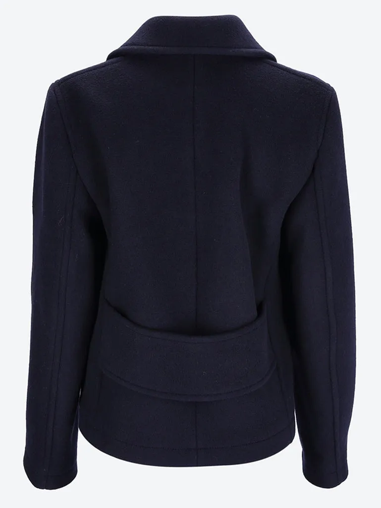 Cropped peacoat