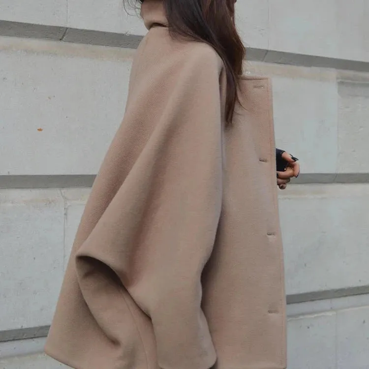 Dalia Cape Look Woolen Jacket