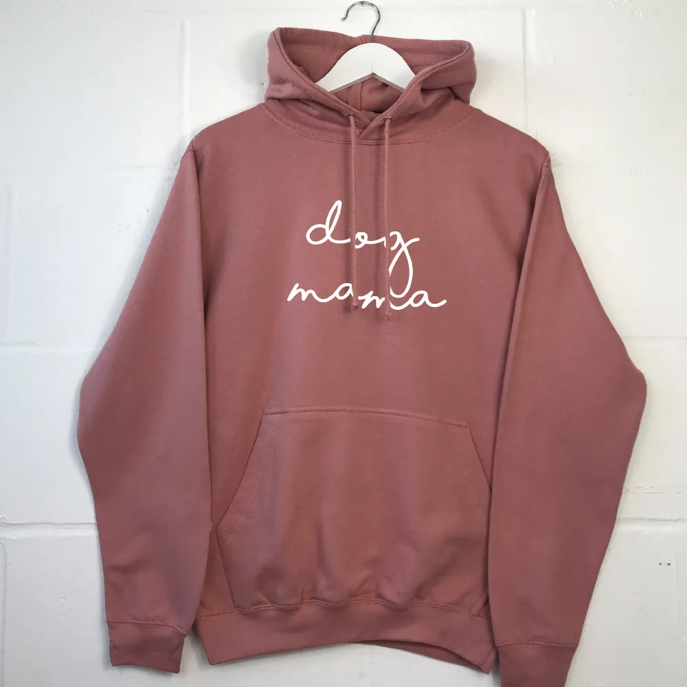 Dog Mama Retro Script Hoodie (MRK X)