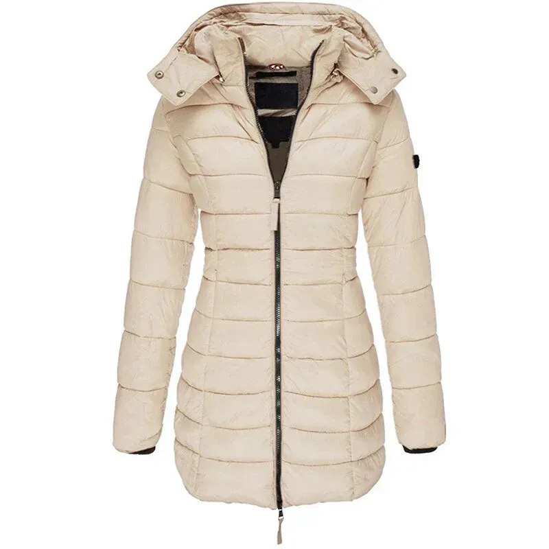 Elisa | down jacket with hood and zipper