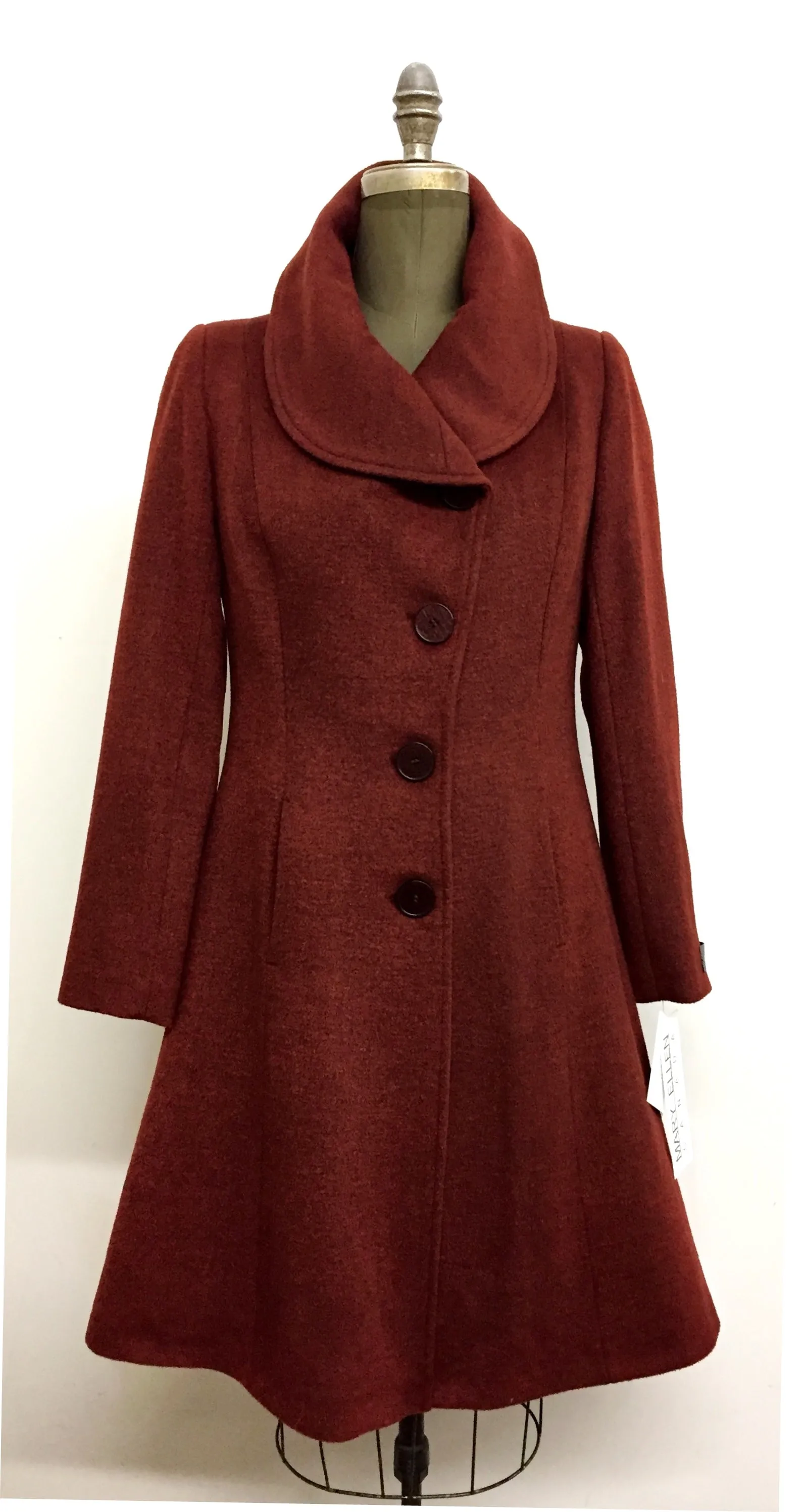 Elisabeth Fit & Flair Coat- Cashmere & Wool Blend