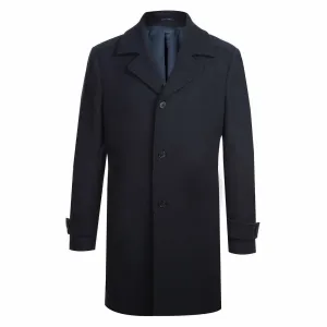 ENGLISH LAUNDRY Navy Long Coat EL84-10-410