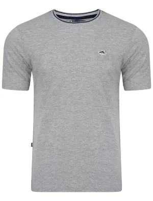 Horace Pique T-Shirt in Grey Marl - Le Shark