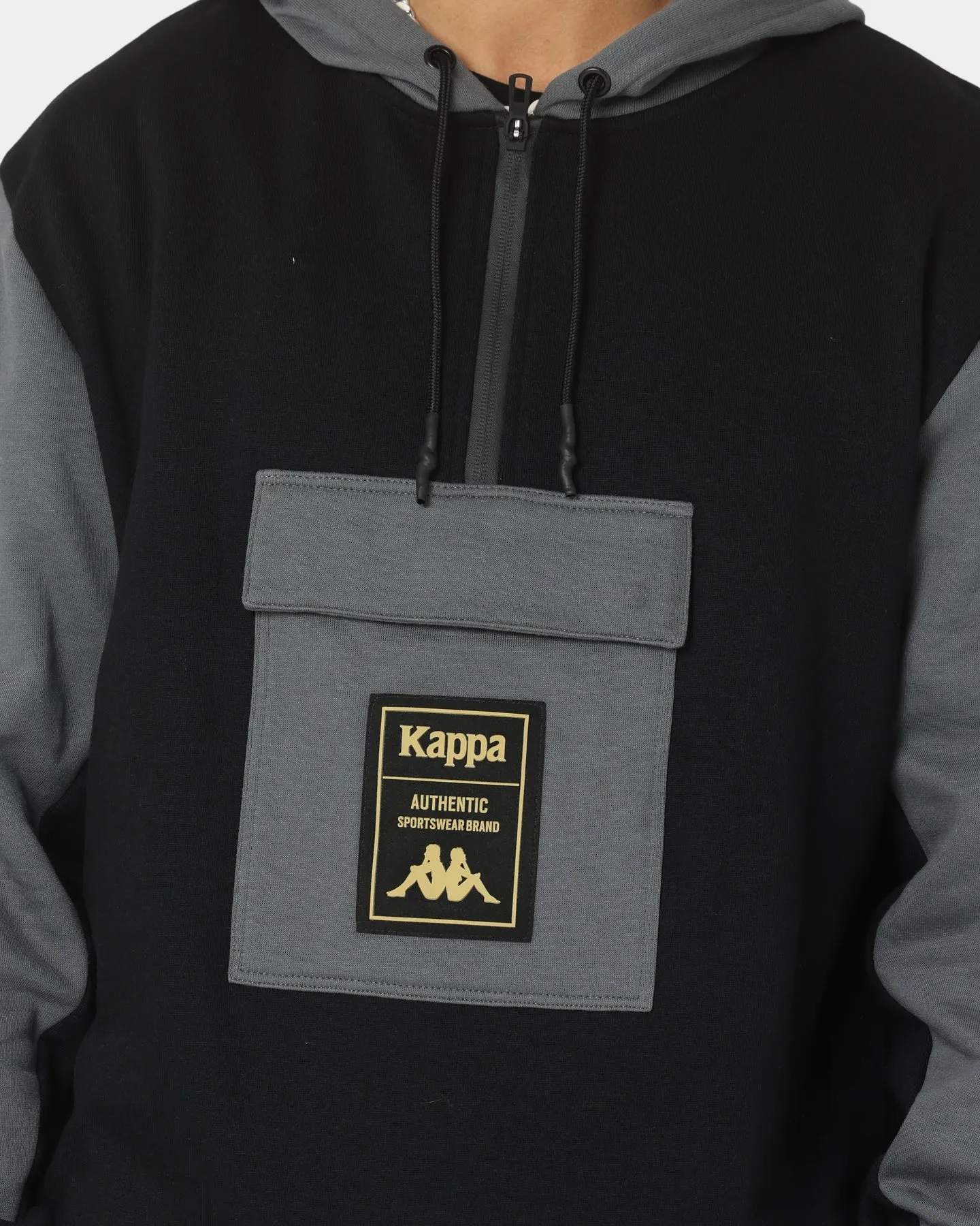 Kappa Authentic Frax Hoodie Black/Gold