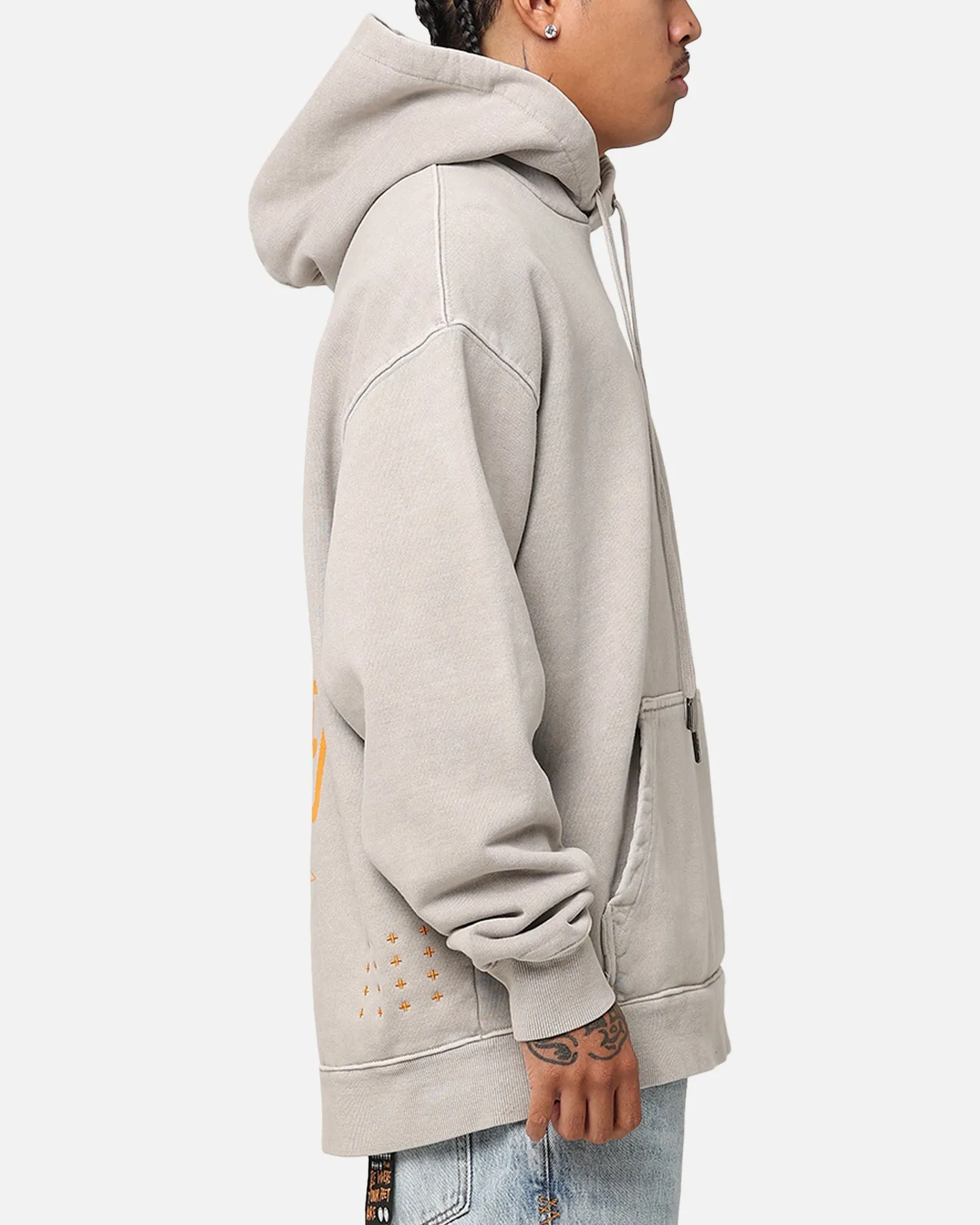 Ksubi X Patty Mills Collab Collection Motto Biggie Hoodie Dust