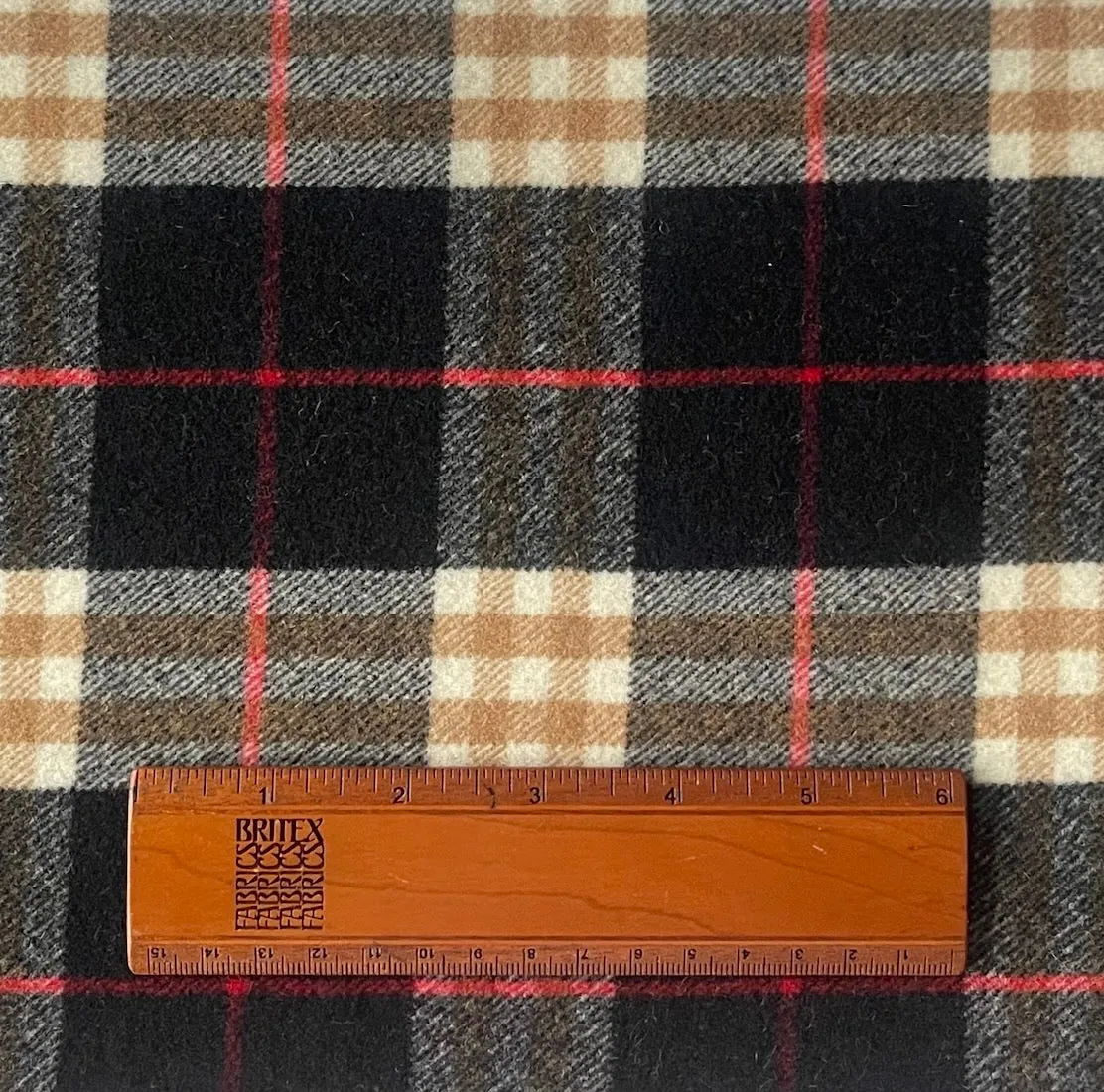 Lanificio Colombo for Burberry Reversible Plaid Camel Wool & Cashmere Coating (Made in Italy)