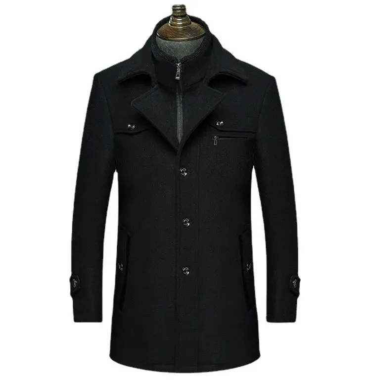 LMS Wool Trench Coat