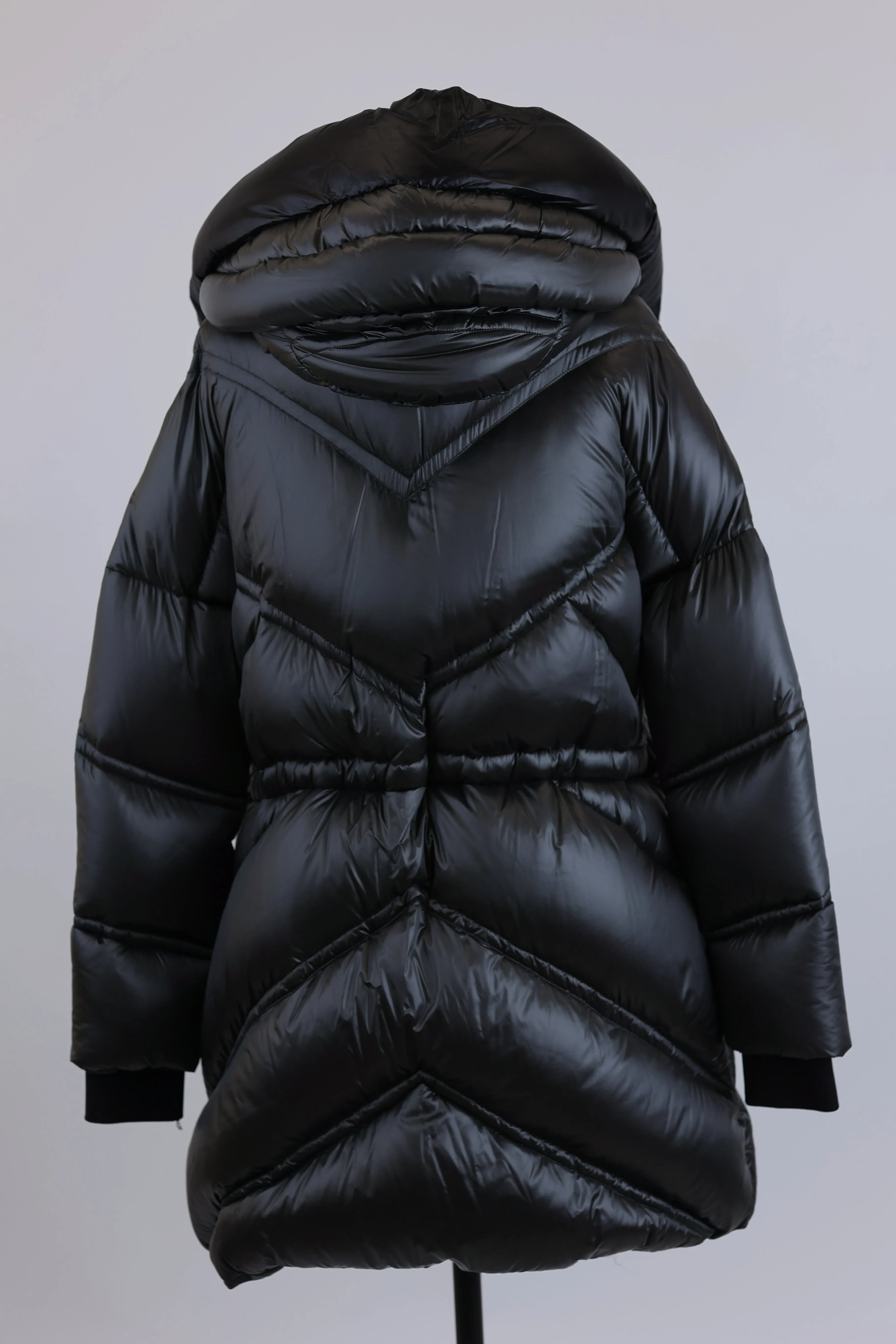 Long Down Filled Parka Coat