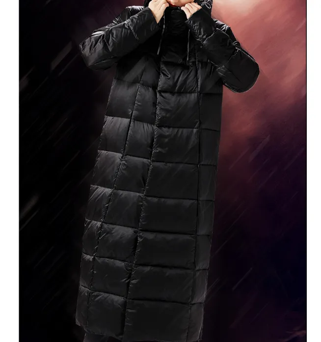 Long Hooded Women Loose Winter Jacket Winter Women Down Coat BC1008