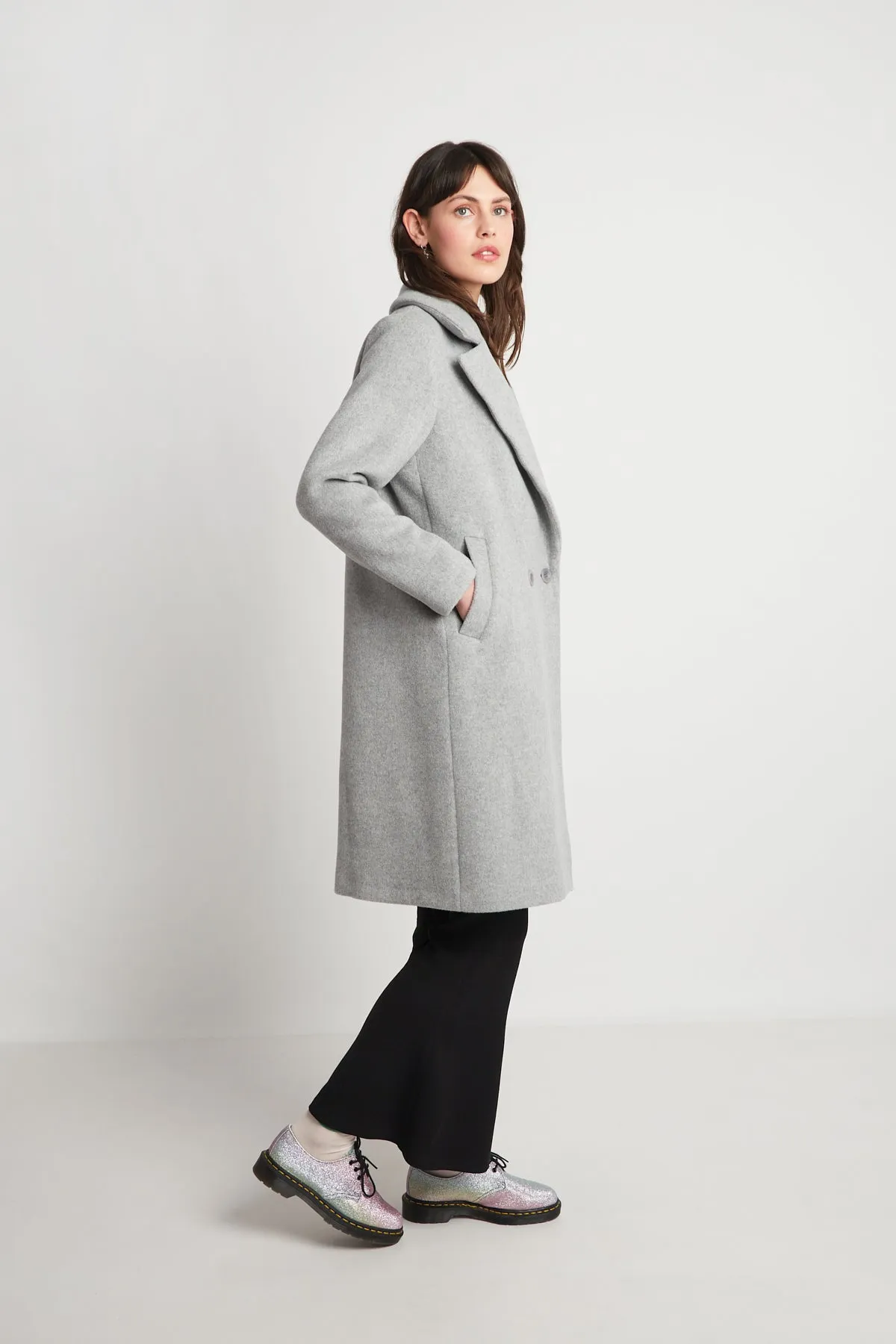 Michelangelo Coat - Grey