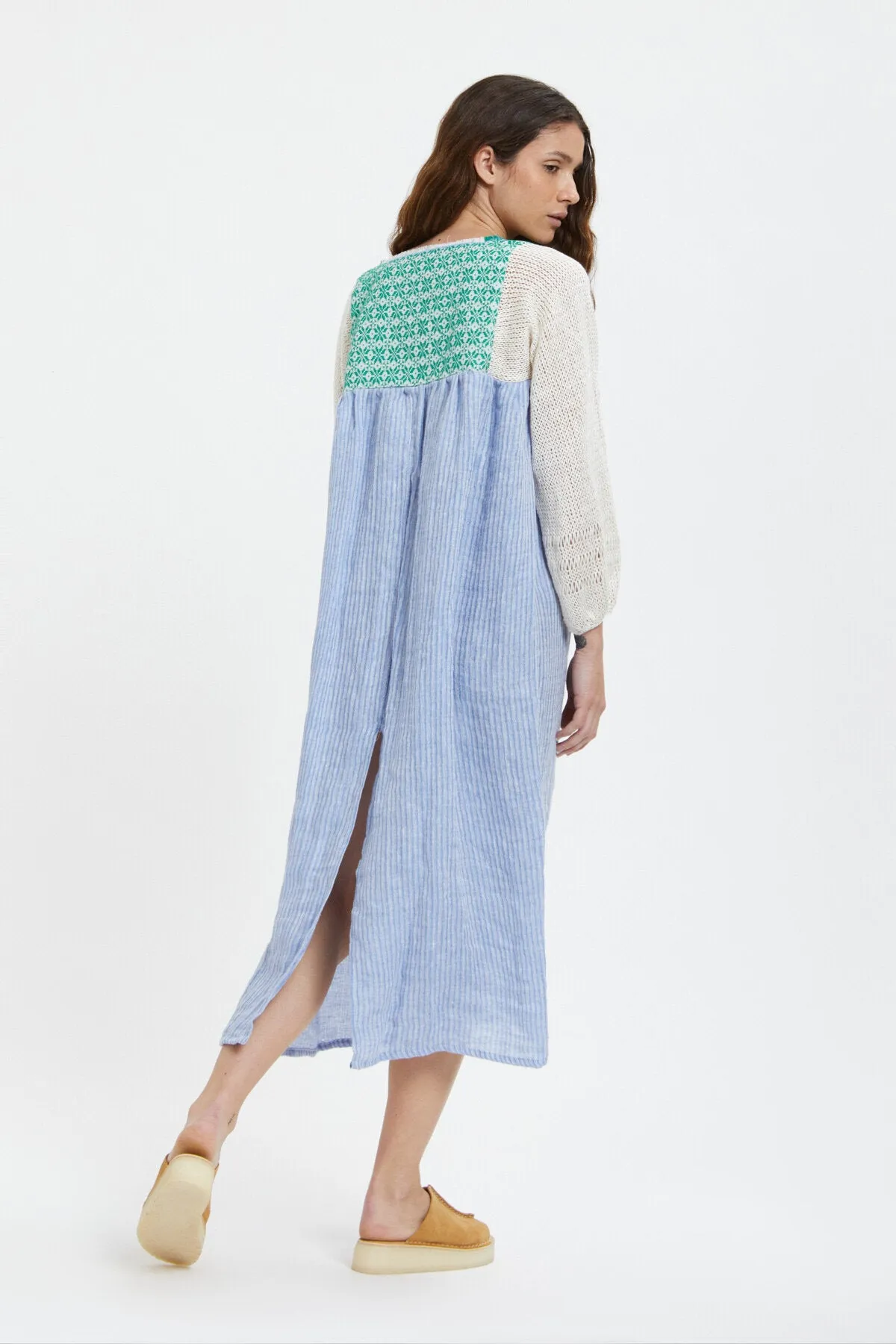 Midi Linen Naya Dress