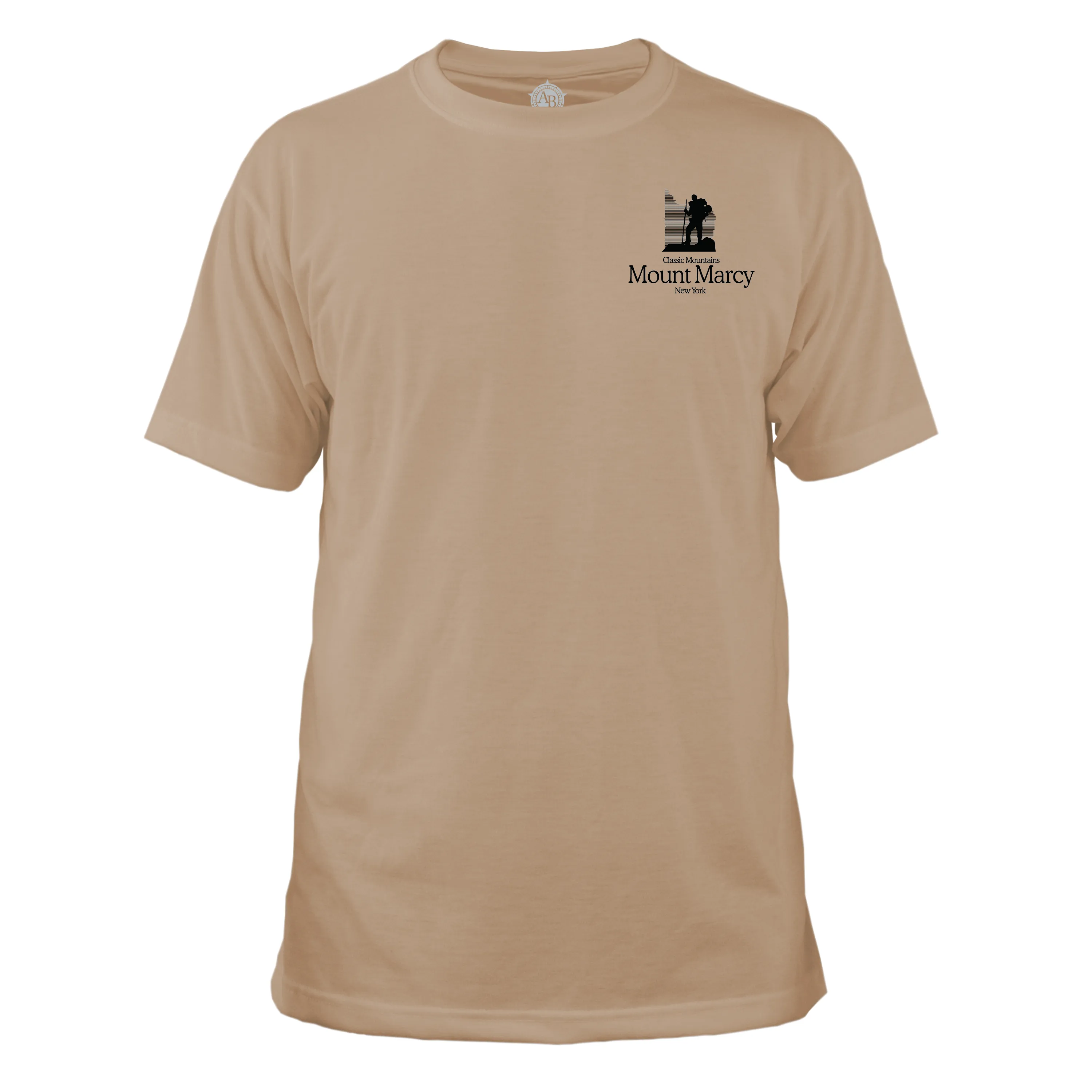 Mount Marcy Classic Mountain Basic Crew T-Shirt