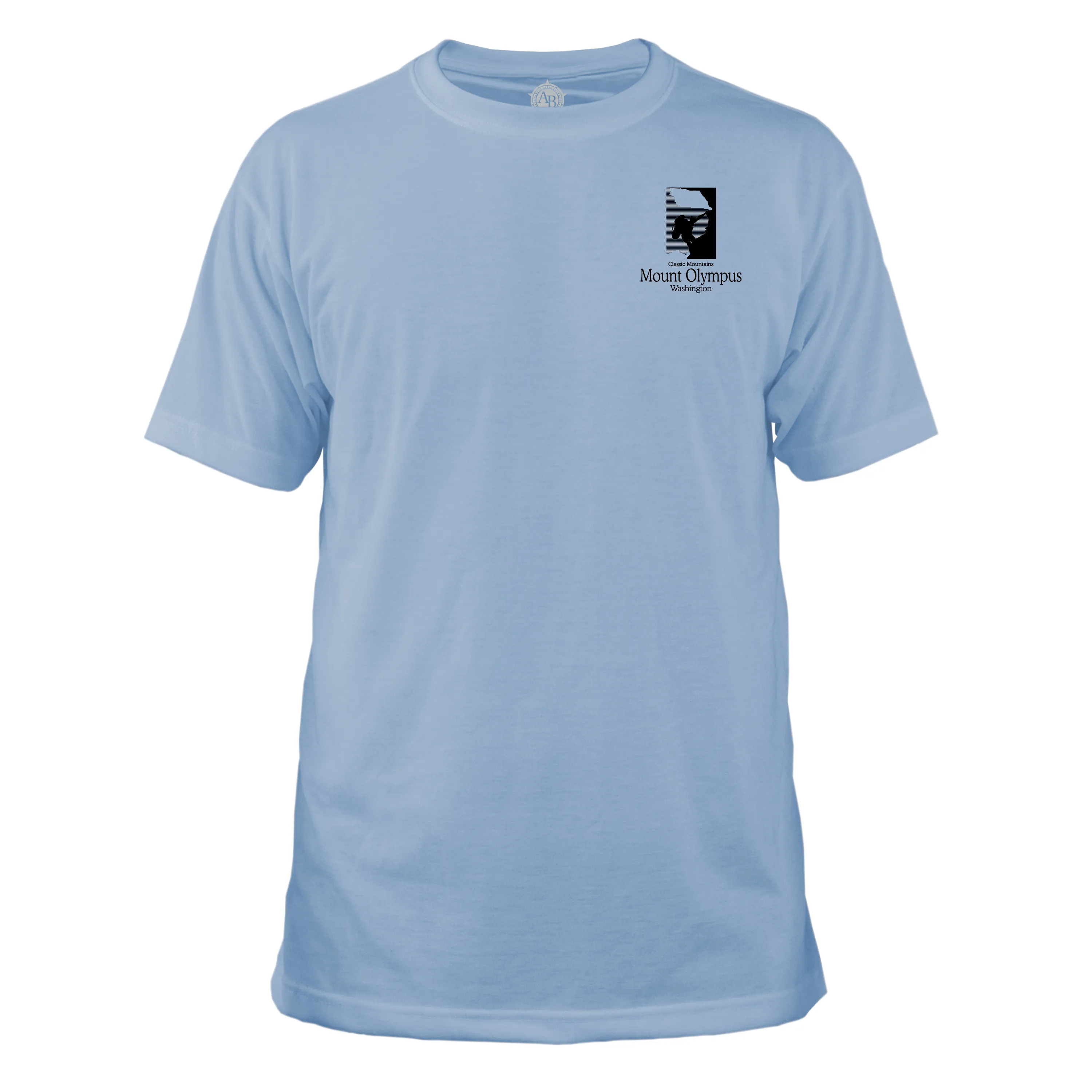 Mount Olympus Classic Mountain Basic Crew T-Shirt