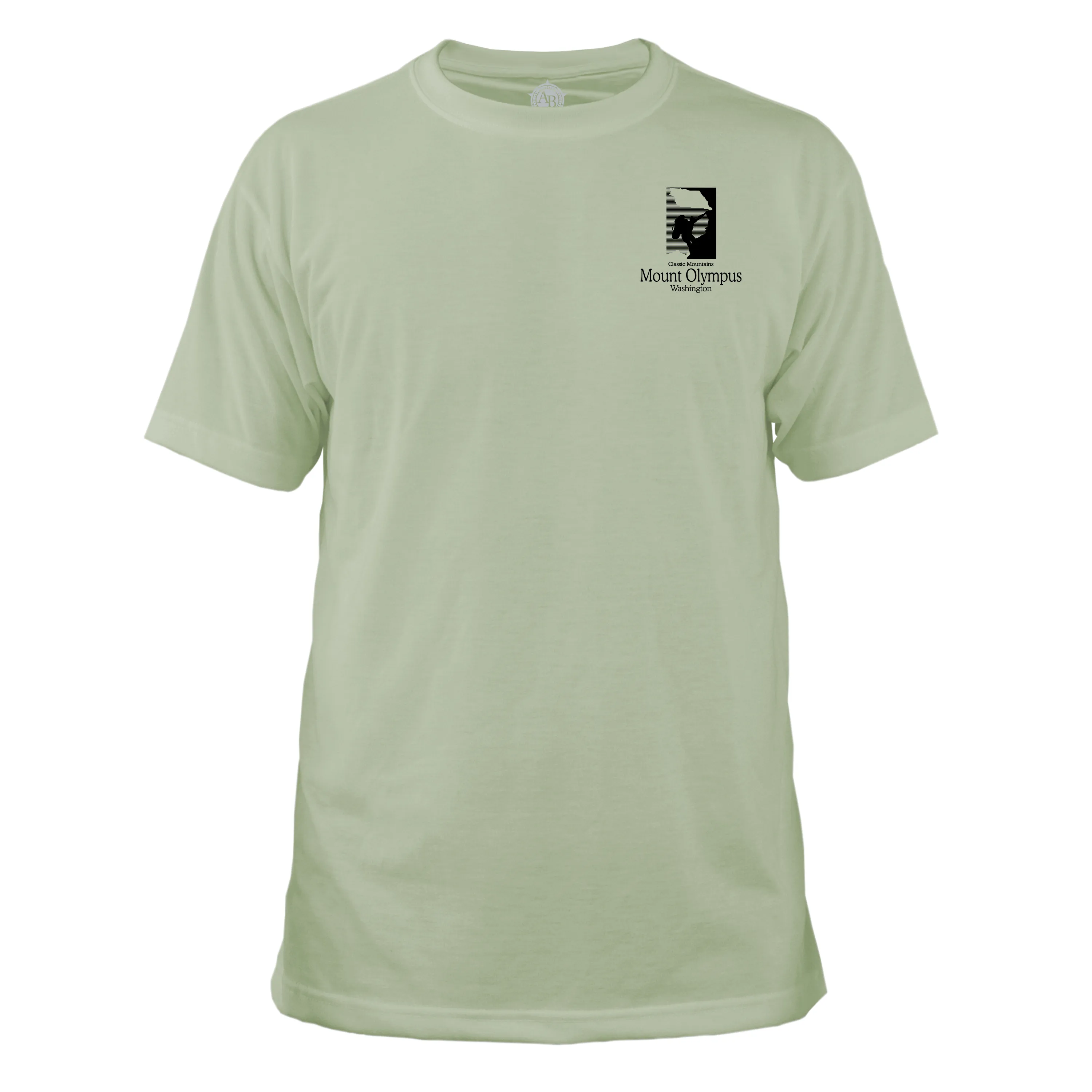 Mount Olympus Classic Mountain Basic Crew T-Shirt