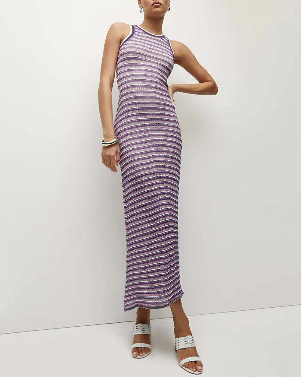 Multicolor Stripe Knit Sivan Dress