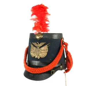 Original Rare U.S. Pre-Civil War Era Regulation Artillery Shako - Circa 1850s