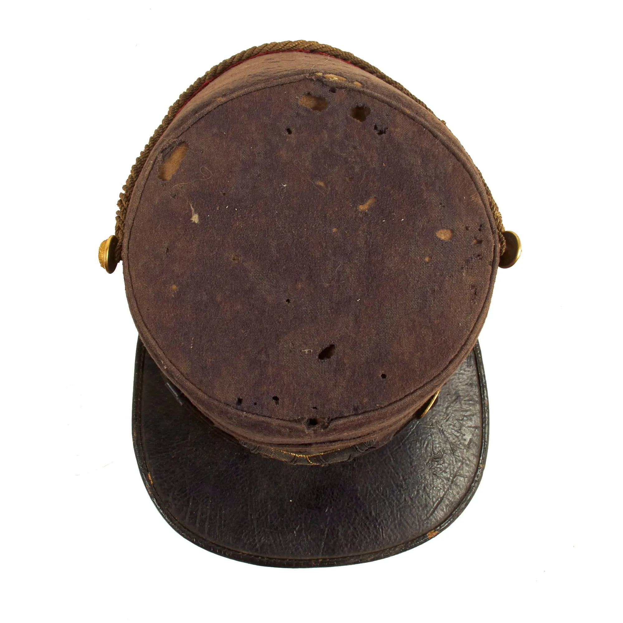 Original U.S. Pre Civil War Era State of Maine Heavy Artillery Model 1851 “Albert Cap” Shako