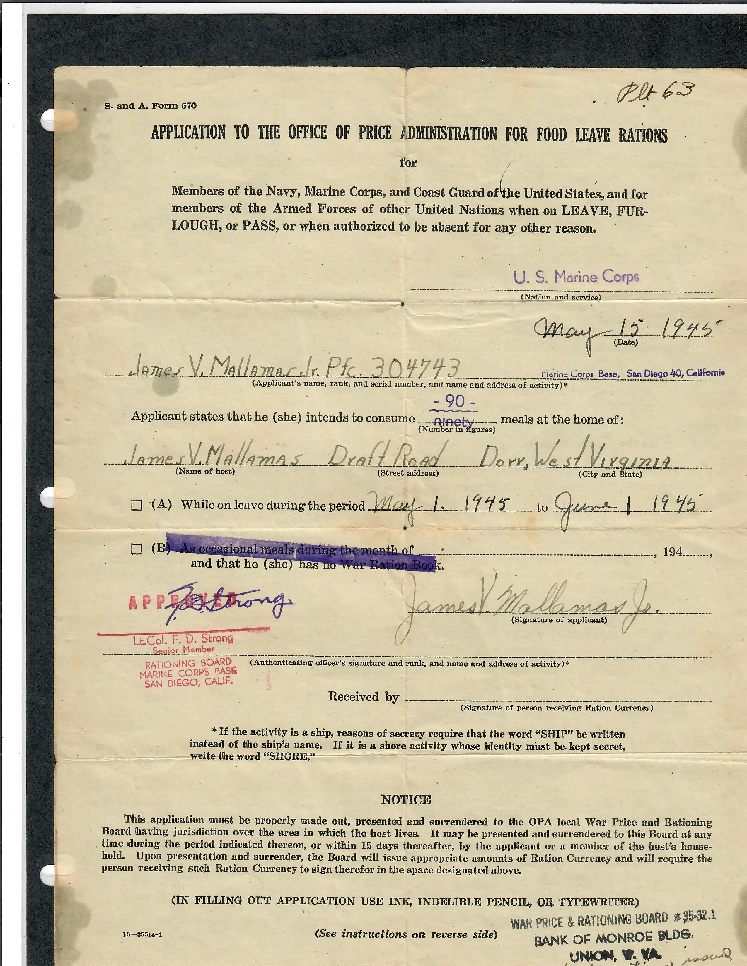 Original U.S. WWII 1st Marine Raider Battalion Grouping Attributed to Edson’s Raider Sgt. James Mallamas