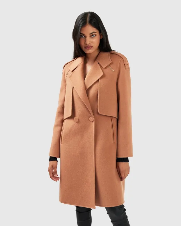 Palm City Wool Blend Coat