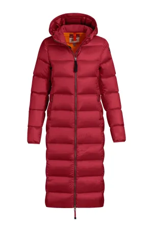 Parajumpers  Leah Womens Long Jacket Scarlet ON SALE