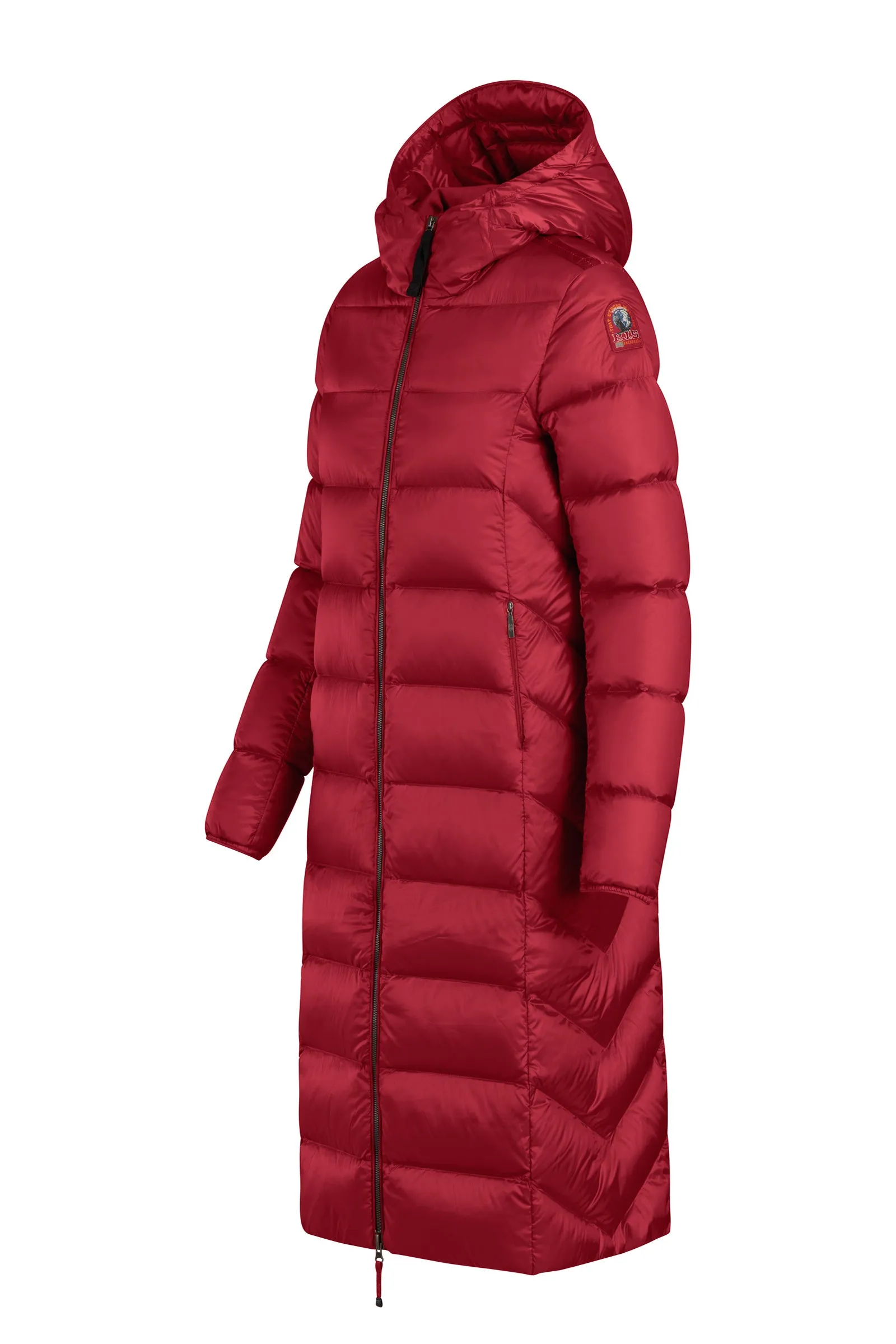 Parajumpers  Leah Womens Long Jacket Scarlet ON SALE