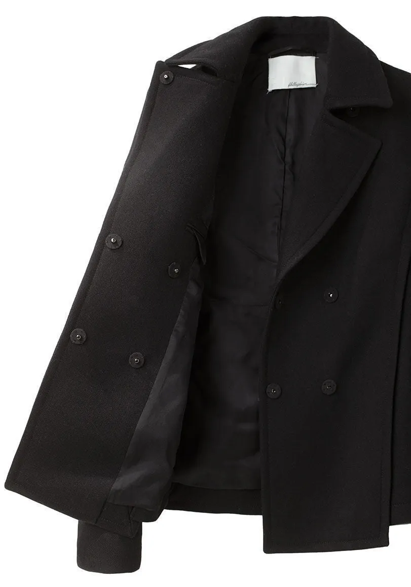 Peacoat w/ Detachable Sleeves