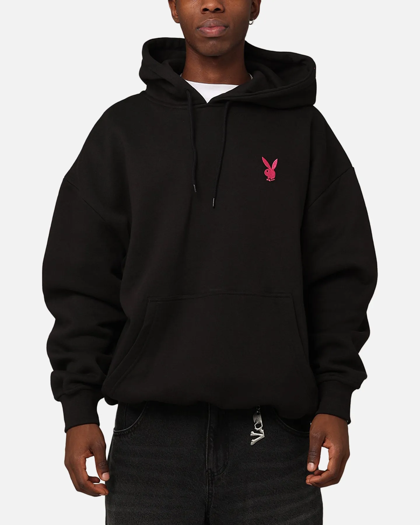 Playboy Bunny Basics Oversized Hoodie Black