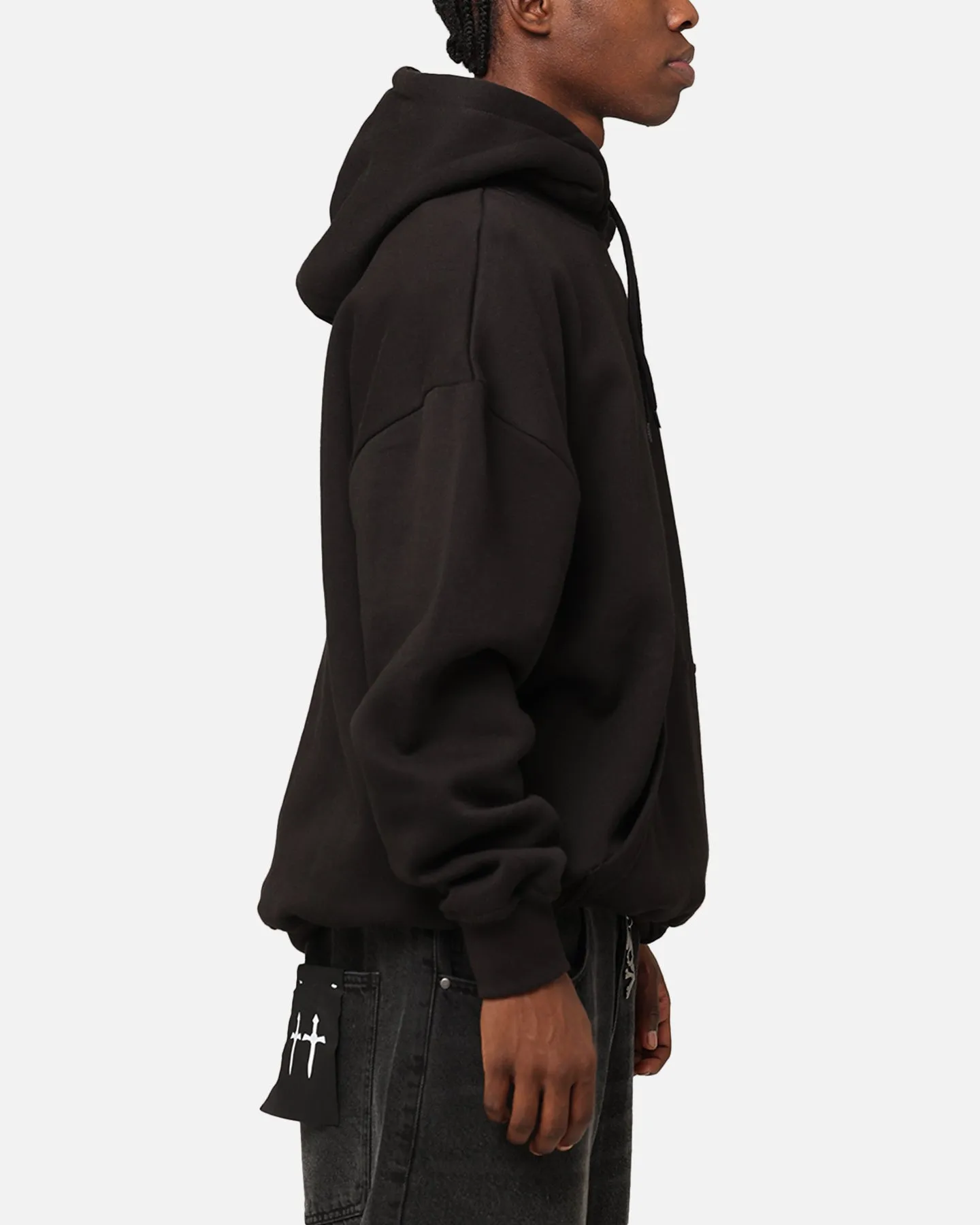 Playboy Bunny Basics Oversized Hoodie Black