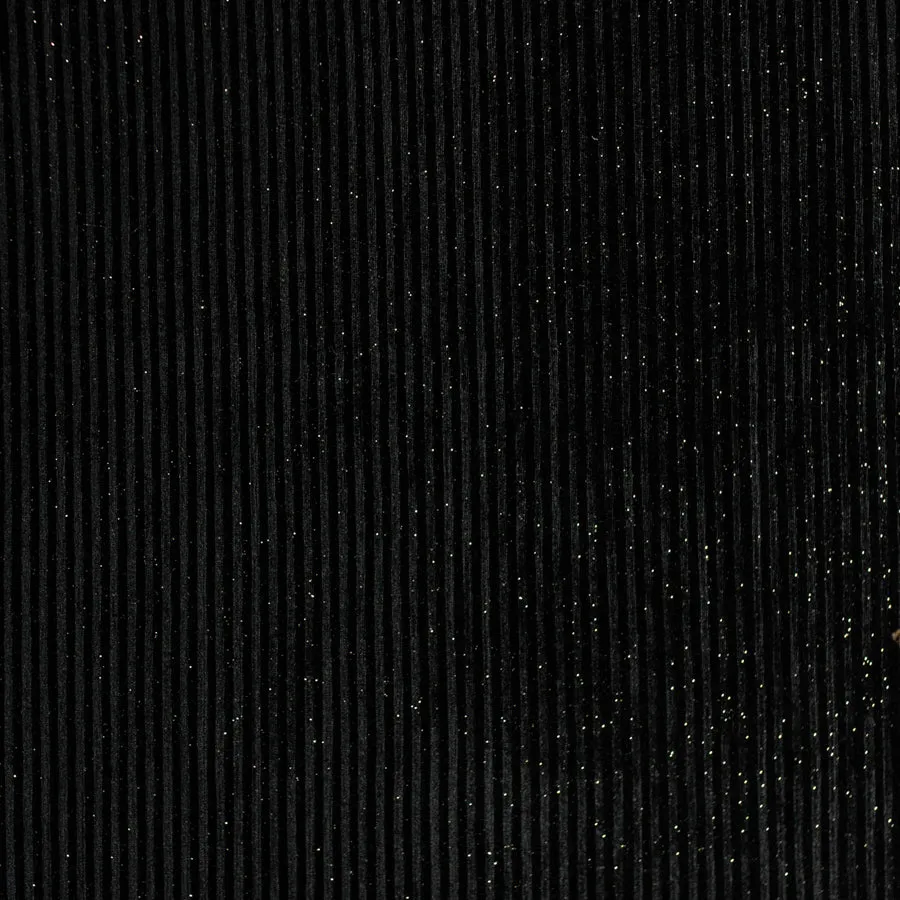 Pleated Velvet Glitter