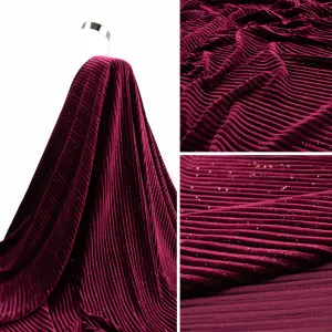 Pleated Velvet Glitter