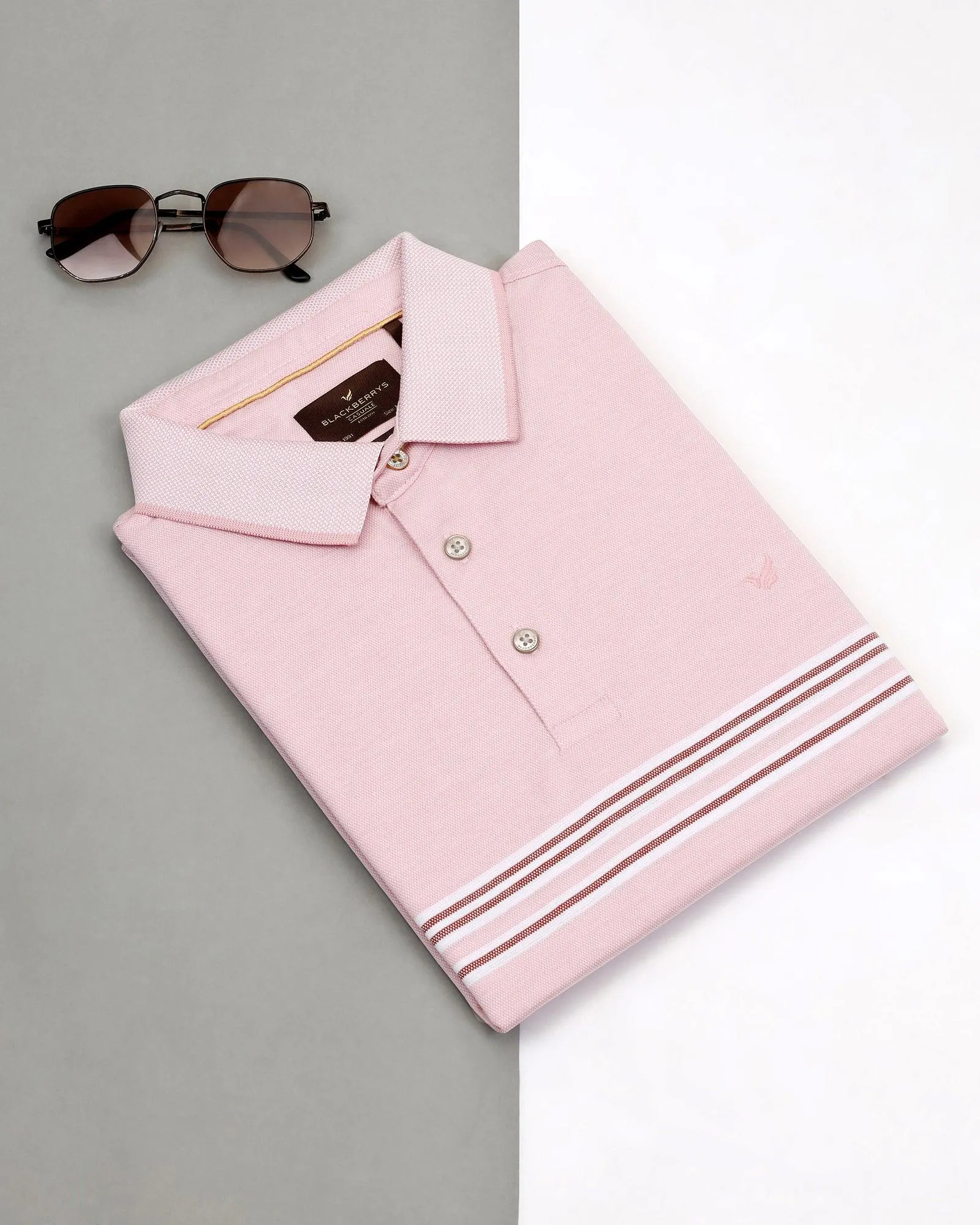 Polo Pink Striped T-Shirt - Harry