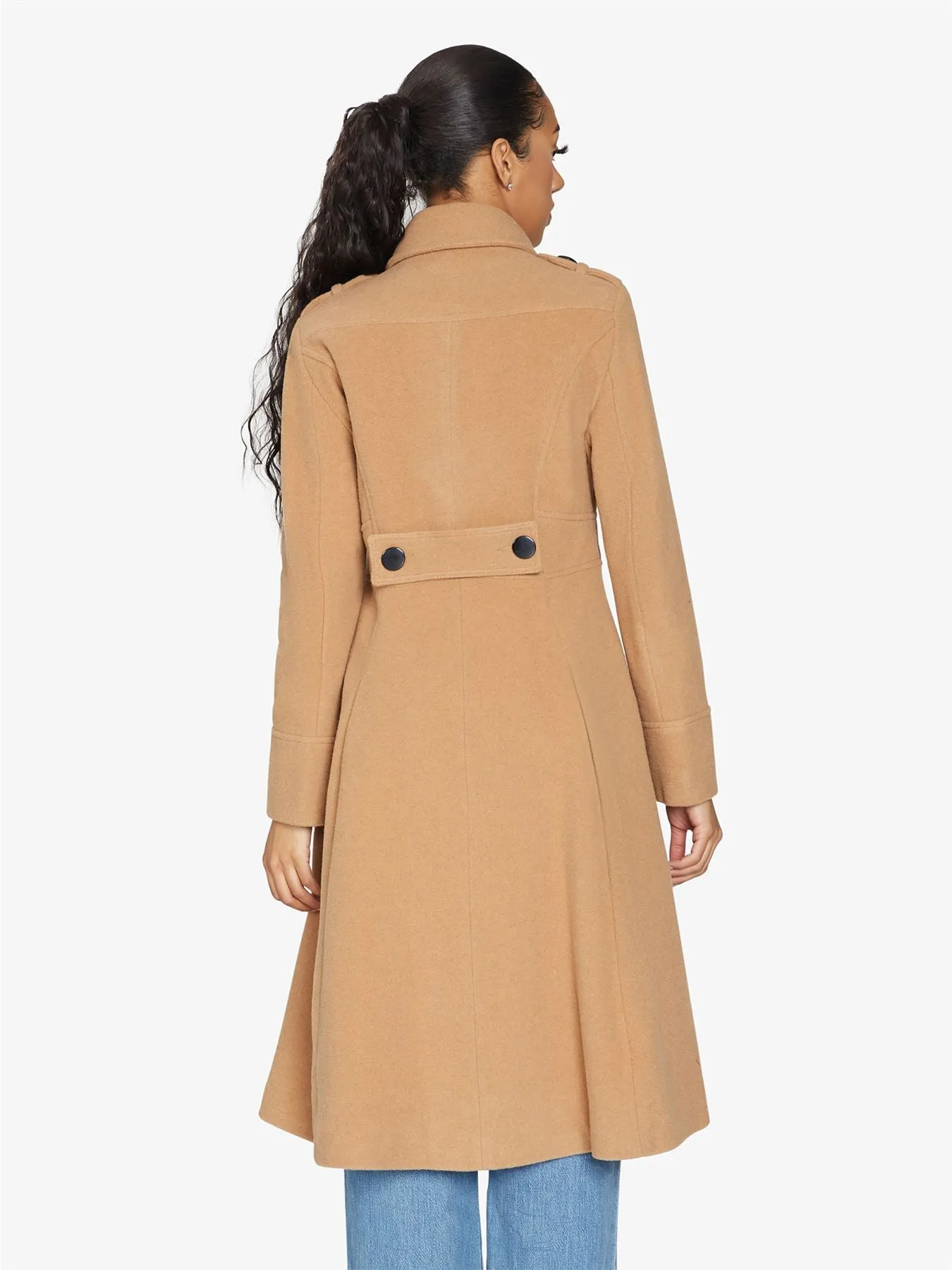 (Pre-Order) A-Line Double Breasted Coat