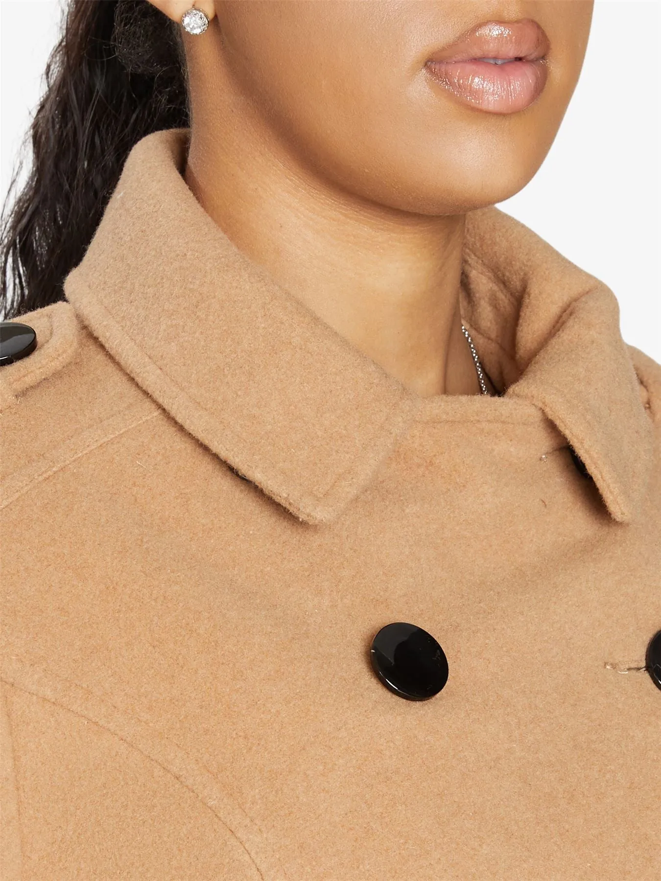 (Pre-Order) A-Line Double Breasted Coat