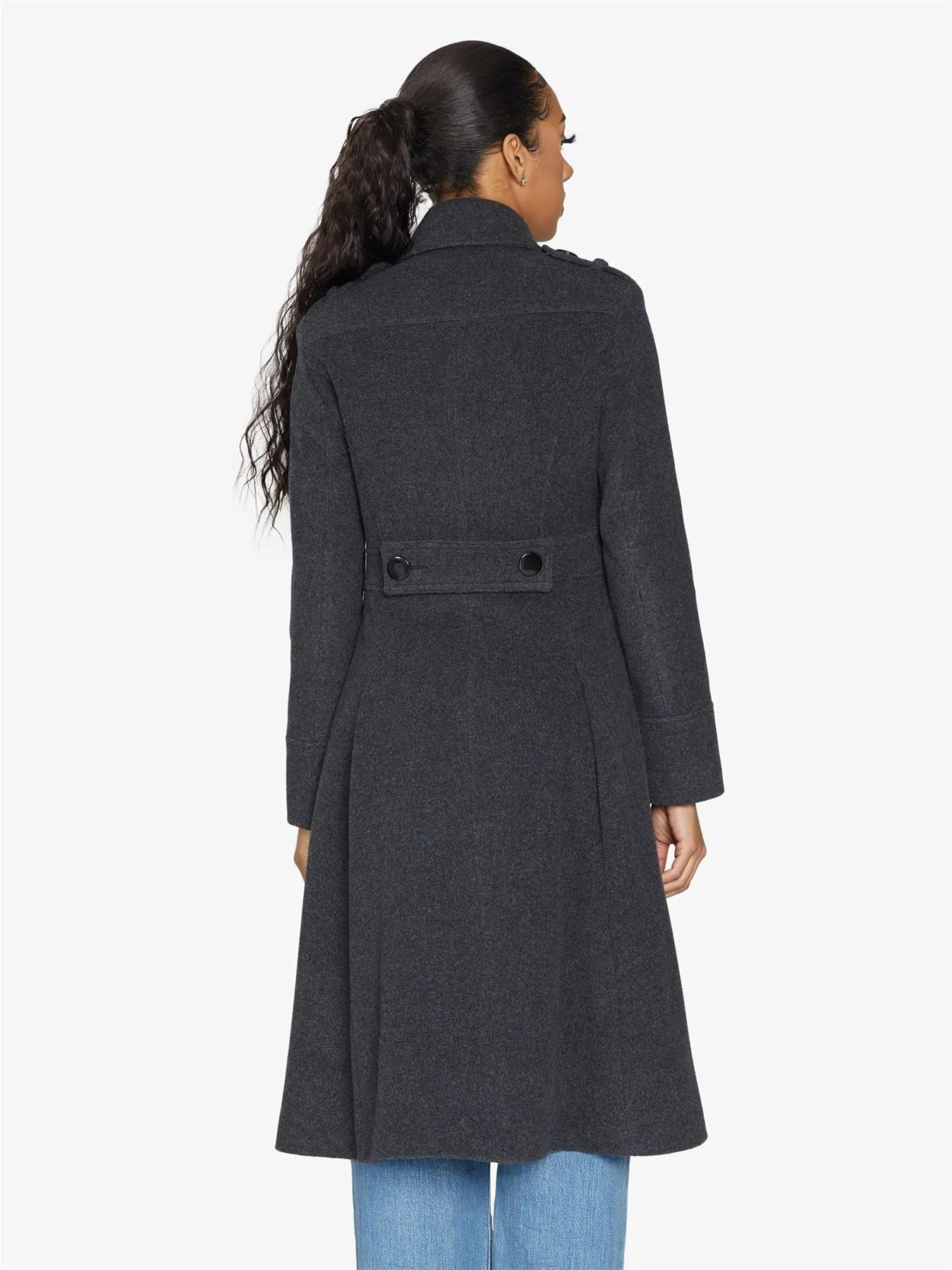 (Pre-Order) A-Line Double Breasted Coat