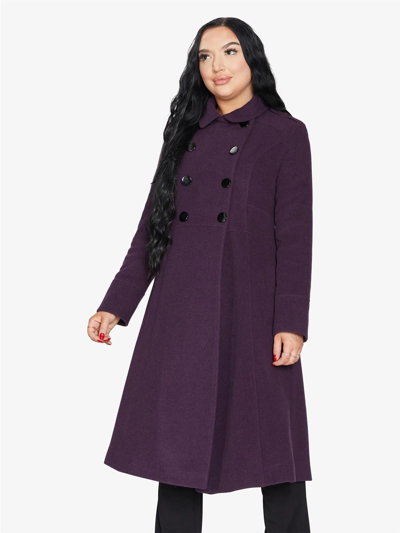 (Pre-Order) A-Line Double Breasted Coat