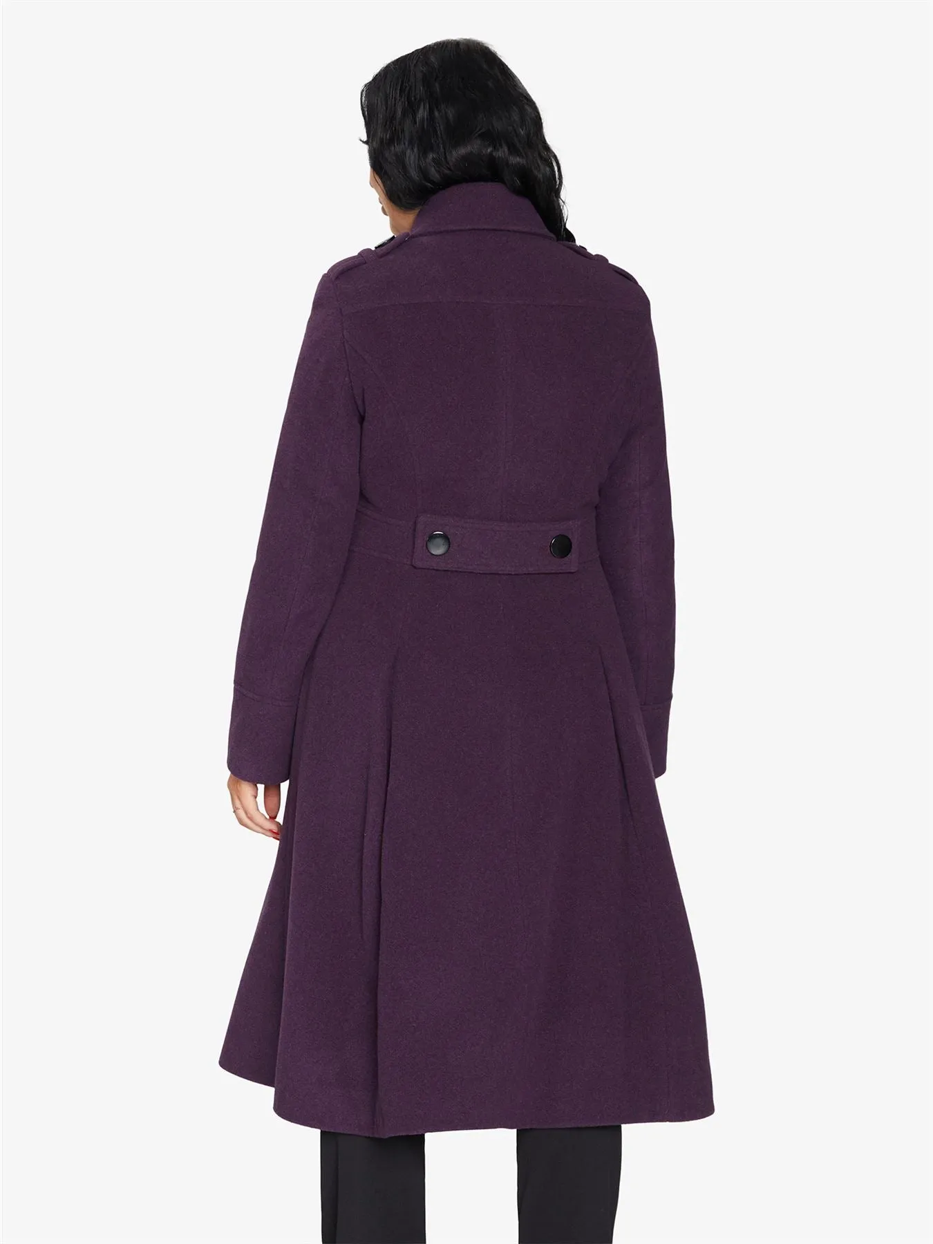 (Pre-Order) A-Line Double Breasted Coat