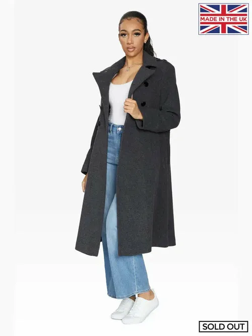 (Pre-Order) A-Line Double Breasted Coat