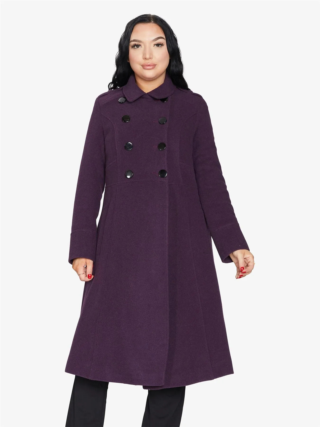 (Pre-Order) A-Line Double Breasted Coat