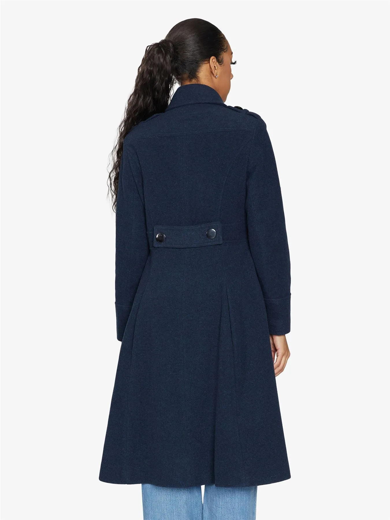 (Pre-Order) A-Line Double Breasted Coat